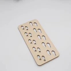 Wichtel Fußspuren Schablone