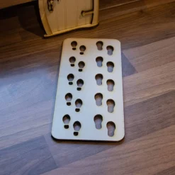 Wichtel Fußspuren Schablone