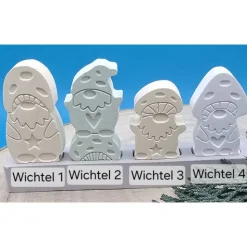 Wichtel Steckerchen Pastell – Handgemachte Deko für Weihnachten, Sammeln & Verschenken