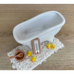 Wichtel Wichteltür Badewanne / Badeente / Thermometer / Badezimmer