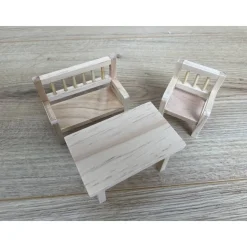 Wichtel Wichteltür Zubehör Bank Tisch Stuhl