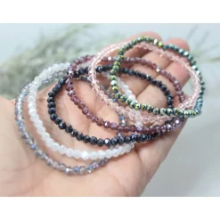 Wichtelgeschenk Mystery Box mit Glasperlen-Armband – kleines Geschenk für Adventskalender