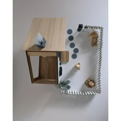 Wichtelhaus Miniaturhaus handgefertigt – Zauberhafte Deko mit Zubehör von Dragonpanda kreativ