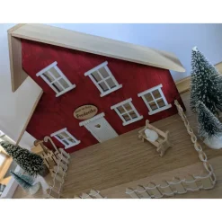 Wichtelhaus rot - klein