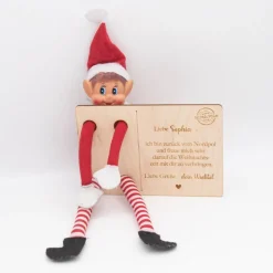 Wichtelkarte aus Holz