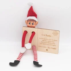 Wichtelkarte aus Holz