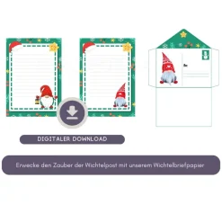 Wichtelpost | Wichtelbriefe | Wichtel Briefpapier | Vorlage Wichtelpost | Weihnachtswichtel | Wichteltür | Weihnachtspos