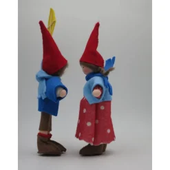 Wichtelpärchen mit Drachen - Herbst - Blumenkind - Jahreszeitentisch - Waldorf Art - Art.Nr. HE42