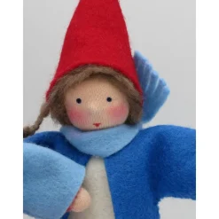 Wichtelpärchen mit Drachen - Herbst - Blumenkind - Jahreszeitentisch - Waldorf Art - Art.Nr. HE42