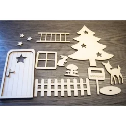 Wichteltür Set groß modern