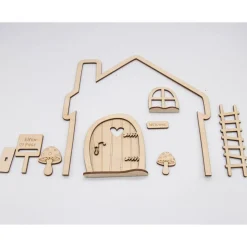 Wichteltür Set mit Haus