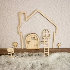Wichteltür Set mit Haus