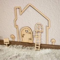 Wichteltür Set mit Haus