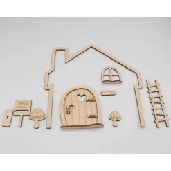 Wichteltür Set mit Haus
