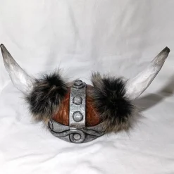 Wikinger Helm, ca.57/ 58 cm Kopfumfang, Verkleidung, Fasching, Karneval, Halloween, Rollenspiel, Maskerade
