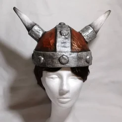 Wikinger Helm, ca.54/55 cm Kopfumfang, Verkleidung, Fasching, Karneval, Halloween, Rollenspiel, Maskerade