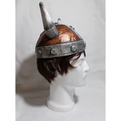 Wikinger Helm, ca.54/55 cm Kopfumfang, Verkleidung, Fasching, Karneval, Halloween, Rollenspiel, Maskerade