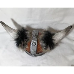 Wikinger Helm, ca.52/ 53cm Kopfumfang, Verkleidung, Fasching, Karneval, Halloween, Rollenspiel, Maskerade