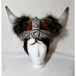 Wikinger Helm, ca.52/ 53cm Kopfumfang, Verkleidung, Fasching, Karneval, Halloween, Rollenspiel, Maskerade
