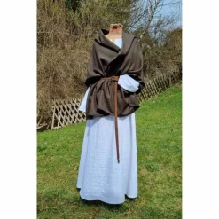 Wikinger Leinen Kleid, used look, Unterkleid Mittelalter, Leinenkleid, stone washed, Cosplay, LARP,