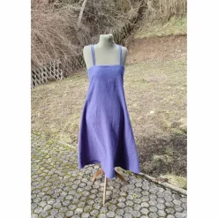 Wikinger Schürzenkleid Leinen, Überkleid used look, LARP, SCA, Toraxacum