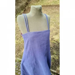 Wikinger Schürzenkleid Leinen, Überkleid used look, LARP, SCA, Toraxacum