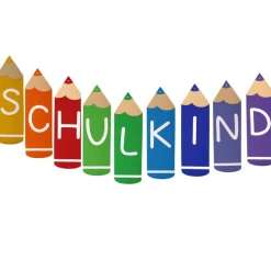 Wimpelkette Einschulung Bastelset | Girlande zur Einschulung | Deko Schulanfang | Schulkind Girlande | Personalisierung