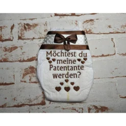 Windel bestickte zur Taufe