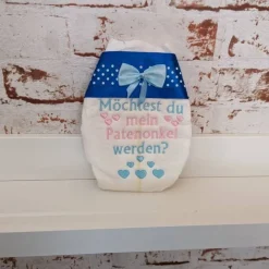 Windel bestickte zur Taufe