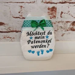 Windel bestickte zur Taufe