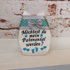 Windel bestickte zur Taufe