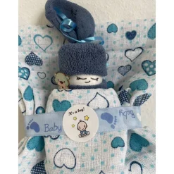 Windelbaby It's a boy – Handgemachtes Geschenk zur Geburt für Jungen, Zugabe zum Geldgeschenk
