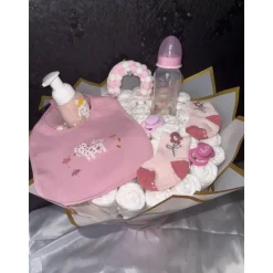 Windelbouquet für Mädchen