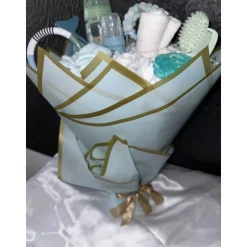 Windelstrauß für Jungs – Einzigartiges Geschenk zur Geburt oder Babyshower