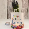 Windlicht personalisiert Geburtstag Happy Birthday
