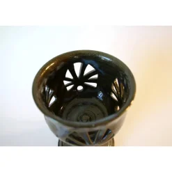 Windlichtpokal aus Keramik Lichtdekoration sehr schön als Tischdekoration für eine festliche Tafel