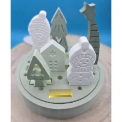 Winter Steckerchen Pastell – Handgemachte Deko zum Sammeln & Verschenken