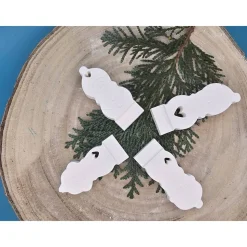 Winter Steckerchen Pastell – Handgemachte Deko zum Sammeln & Verschenken