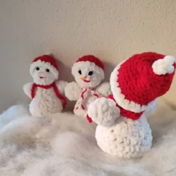Winterdeko Schneemann 3er-Set