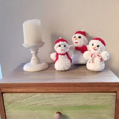 Winterdeko Schneemann 3er-Set