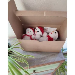 Winterdeko Schneemann 3er-Set