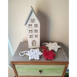 Winter/Weihnachtsdeko, Schneeflocken gehäkelt