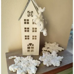 Winter/Weihnachtsdeko, Schneeflocken gehäkelt