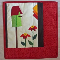 Winterzeit Kleiner Wandbehang mit lustigem Schneemann