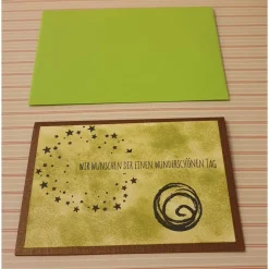 Wir wünschen dir einen wunderschönen Tag - Geburtstagskarte