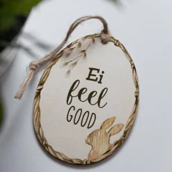 Witziges Osteranhänger Set aus Holz / Holzeier mit witzigen Sprüchen als Osterdeko, Geschenkanhänger oder Ostergeschenk