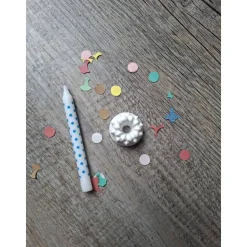 Wünsch Dir was / Minigugelhupf / Geburtstagskerze / Geschenkverpackung