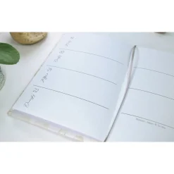 Wochenkalender & Terminplaner 2025 A5 Wochenübersicht / Tagesübersicht / Tagebuch personalisiert royalblau