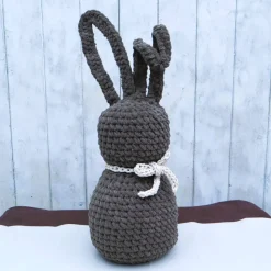 Wohndeko Hase Deko Osterhase Türstopper braun
