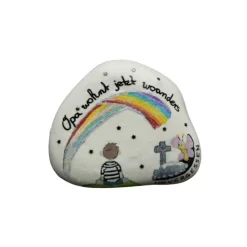 Wohnt jetzt woanders - Ein einzigartiger, individueller Trauerstein